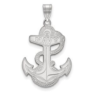 Sterling Silver U.S. Naval Academy XL Pendant